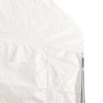 vidaXL Altánok so strechou, biely 13,38x4,08x3,22 m, polyetylén – Obrázok 5