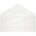 vidaXL Altánok so strechou, biely 17,84x4,08x3,22 m, polyetylén – Obrázok 4