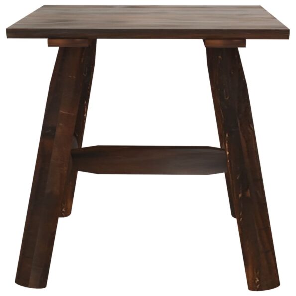 vidaXL Príručný stolík 49x49x50 cm smrekové drevo – Obrázok 4