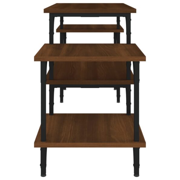 vidaXL TV skrinka hnedý dub 117x35x52 cm spracované drevo – Obrázok 6