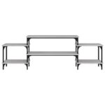 vidaXL TV skrinka sivý dub sonoma 157x35x52 cm spracované drevo – Obrázok 5