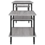 vidaXL TV skrinka sivý dub sonoma 157x35x52 cm spracované drevo – Obrázok 6