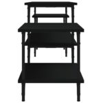 vidaXL TV skrinka čierna 197x35x52 cm spracované drevo – Obrázok 6