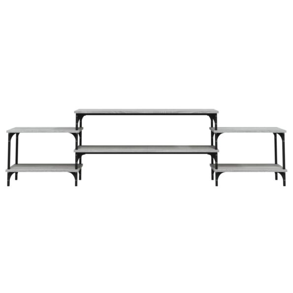 vidaXL TV skrinka sivá sonoma 197x35x52 cm spracované drevo – Obrázok 5