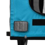 vidaXL Cyklovozík pre zvieratá, modro sivý, oxfordská látka, železo – Obrázok 11