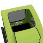 vidaXL Cyklovozík pre zvieratá, zelený, oxfordská látka, železo – Obrázok 10