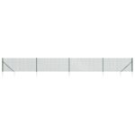 vidaXL Drôtený plot s kotviacimi hrotmi, zelený 1x10 m – Obrázok 2