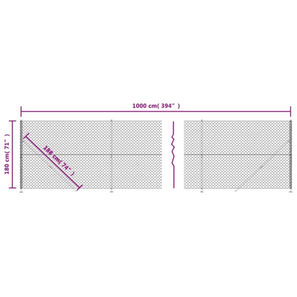 VXL8720845772031_g_en_hd_4.jpg vidaXL Drôtený plot s pätkami, antracitový 1,8x10 m – Obrázok 6