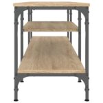 vidaXL TV skrinka dub sonoma 201x35x45 cm kompozitné drevo a železo – Obrázok 5