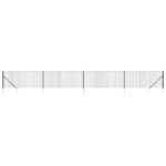 vidaXL Drôtený plot s kotviacimi hrotmi antracitový 1,1x10 m – Obrázok 2