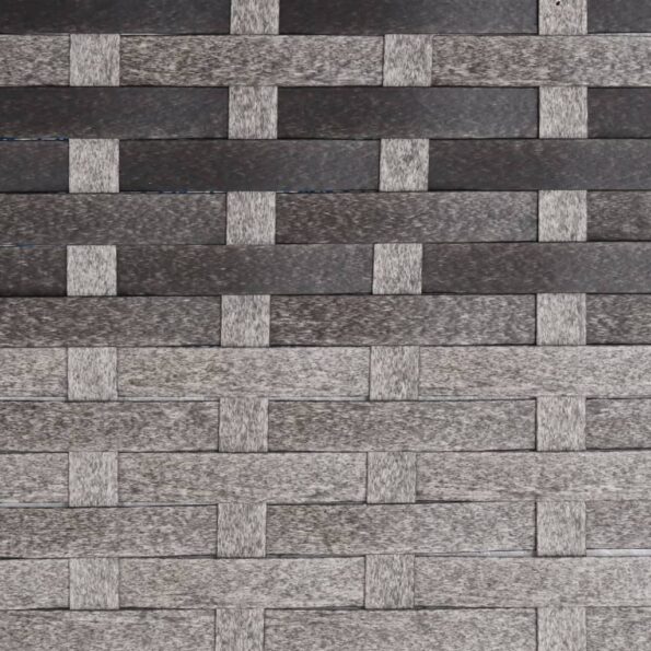 vidaXL 2-miestna záhradná lavička sivá polyratan – Obrázok 7