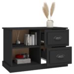 vidaXL TV skrinka čierna 73x35,5x47,5 cm spracované drevo – Obrázok 5