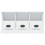 vidaXL TV skrinka biela 100x35x50 cm kompozitné drevo – Obrázok 6