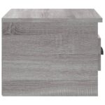 vidaXL Nástenné nočné stolíky 2 ks sivé dub sonoma 41,5x36x28cm – Obrázok 8