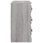 vidaXL Komoda sivá sonoma 70x35,5x67,5 cm spracované drevo – Obrázok 7