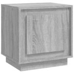 vidaXL Nočný stolík sivý sonoma 44x35x45 cm spracované drevo – Obrázok 2