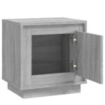 vidaXL Nočný stolík sivý sonoma 44x35x45 cm spracované drevo – Obrázok 6