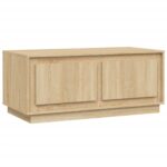 vidaXL Konferenčný stolík dub sonoma 102x50x44 cm spracované drevo – Obrázok 2