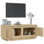 vidaXL Konferenčný stolík dub sonoma 102x50x44 cm spracované drevo – Obrázok 5