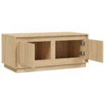 vidaXL Konferenčný stolík dub sonoma 102x50x44 cm spracované drevo – Obrázok 7