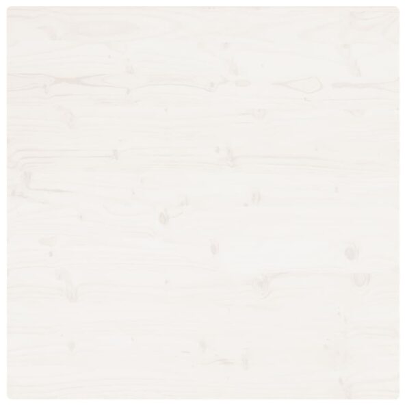 vidaXL Stolová doska biela 80x80x2,5 cm masívna borovica štvorcová – Obrázok 4