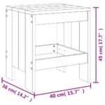 vidaXL 17-dielna záhradná jedálenská súprava medová borovicový masív – Obrázok 10