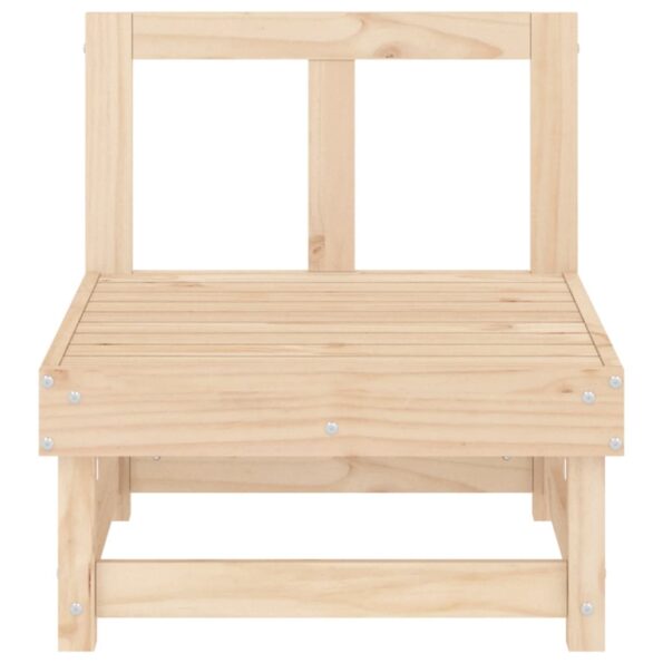 vidaXL Záhradné stredové pohovky 2 ks masívna borovica – Obrázok 4