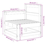vidaXL Záhradná rohová pohovka masívna borovica – Obrázok 7