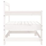 vidaXL Záhradné rohové pohovky 2 ks biela masívna borovica – Obrázok 5