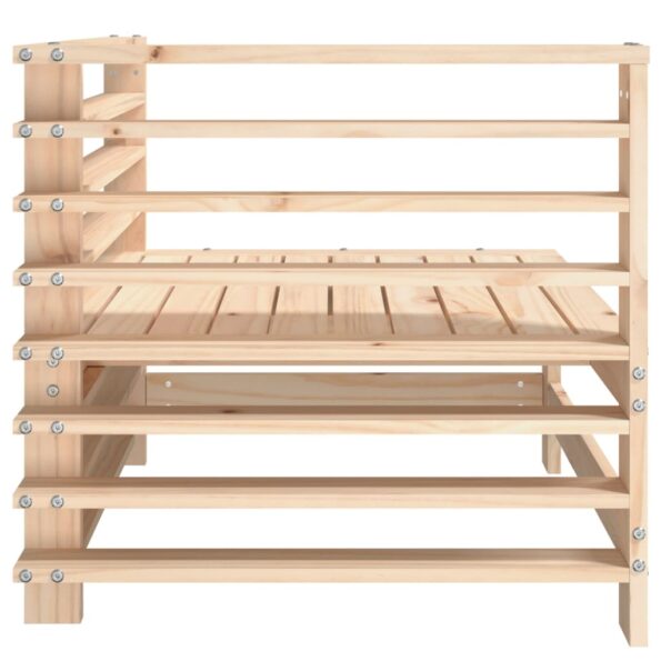 vidaXL Záhradná rohová pohovka masívna borovica – Obrázok 5