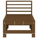 vidaXL Záhradná stredová pohovka medovo-hnedá masívna borovica – Obrázok 3