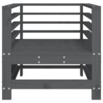 vidaXL Záhradné stoličky 2 ks sivé borovicový masív – Obrázok 4