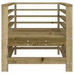 vidaXL Záhradné stoličky 2 ks impregnovaná borovica – Obrázok 4