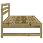 vidaXL Záhradná stredová pohovka 120x80 cm impregnovaná borovica – Obrázok 4