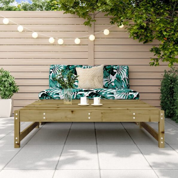 vidaXL Záhradná podnožka 120x80 cm impregnovaná borovica – Obrázok 3