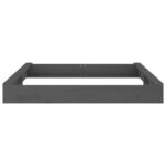 vidaXL Pieskovisko so sedadlami sivé štvorec masívna borovica – Obrázok 5