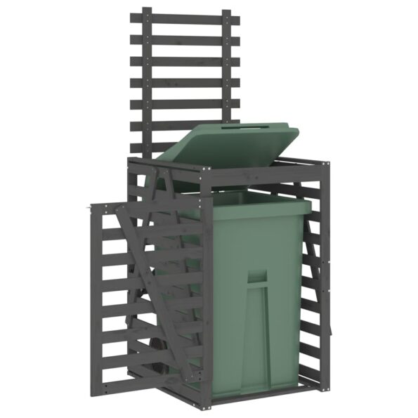 VXL8720845808679_g_en_hd_2.jpg vidaXL Úložný box pre odpadkový kôš sivý 84x90x128,5cm masív. borovica – Obrázok 4