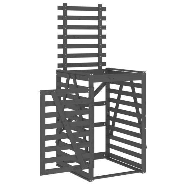 VXL8720845808679_g_en_hd_4.jpg vidaXL Úložný box pre odpadkový kôš sivý 84x90x128,5cm masív. borovica – Obrázok 6