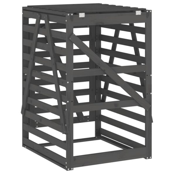 VXL8720845808679_g_en_hd_6.jpg vidaXL Úložný box pre odpadkový kôš sivý 84x90x128,5cm masív. borovica – Obrázok 8