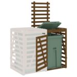 vidaXL Predĺženie ma úložný box na odpadkový kôš medovo-hnedé borovica – Obrázok 4