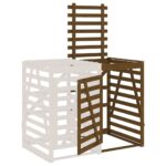 vidaXL Predĺženie ma úložný box na odpadkový kôš medovo-hnedé borovica – Obrázok 5