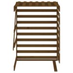 vidaXL Predĺženie ma úložný box na odpadkový kôš medovo-hnedé borovica – Obrázok 7