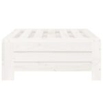 vidaXL Kryt na stojan na slnečník biely masívna borovica – Obrázok 4