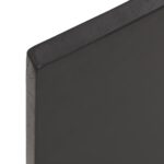 vidaXL Nástenná polica tmavohnedá 100x60x2 cm ošetrený dubový masív – Obrázok 3