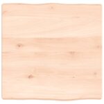 vidaXL Stolová doska 40x40x(2-4) cm neošetrený masív živé hrany