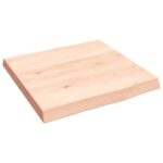 vidaXL Stolová doska 40x40x(2-4) cm neošetrený masív živé hrany – Obrázok 2