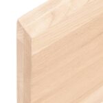 vidaXL Stolová doska 40x40x(2-4) cm neošetrený masív živé hrany – Obrázok 3