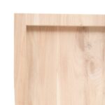 vidaXL Stolová doska 40x40x(2-4) cm neošetrený masív živé hrany – Obrázok 5