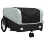 vidaXL Vozík za bicykel, čierno sivý 45 kg, železo – Obrázok 4