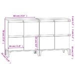 vidaXL Komody 2 ks betónovo sivé 60x35x70 cm kompozitné drevo – Obrázok 11